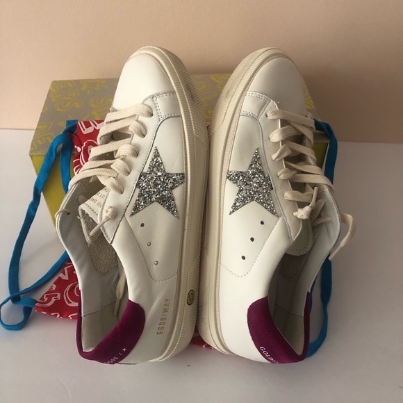 GOLDEN GOOSE May Glitter Star Sneakers BRAND NEW - Picture 7 of 14